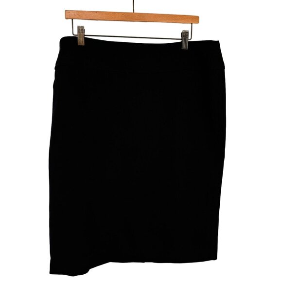 Talbots Womens Black straight Pencil Skirt Size 14 lined career - Picture 6 of 11